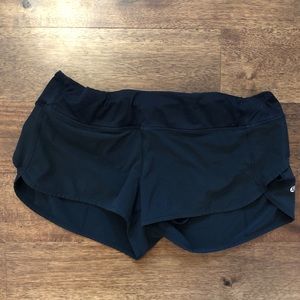 Lululemon Speed Up Shorts Black 2.5 Length Size 8